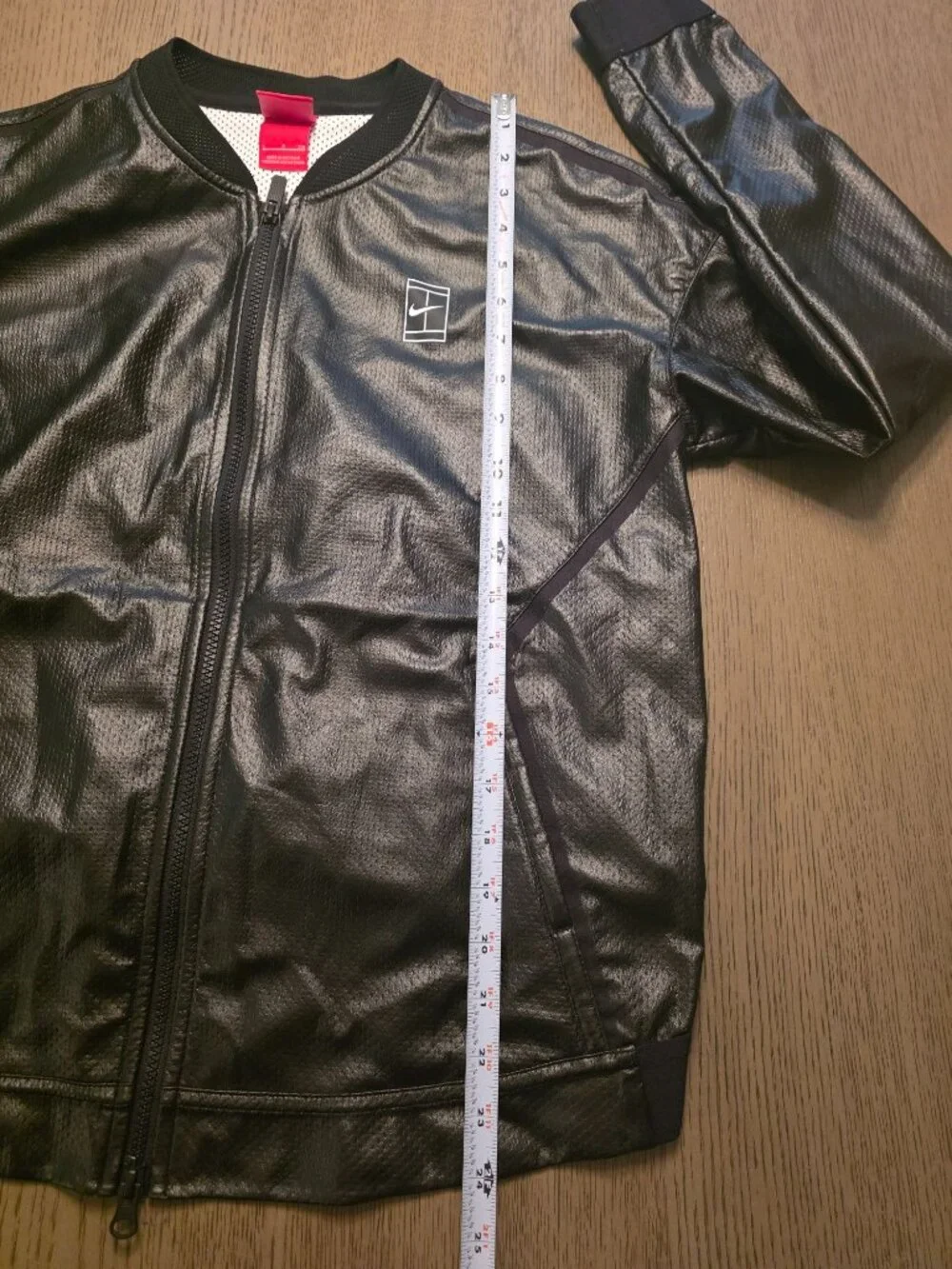 NIKE Court Fall Black Bomber Tennis Jacket S - 744004